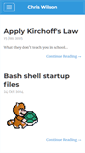 Mobile Screenshot of cdwilson.us